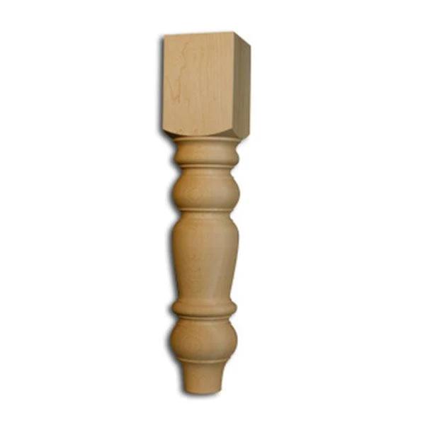 Husky Dining Table Leg - Species:Oak Red